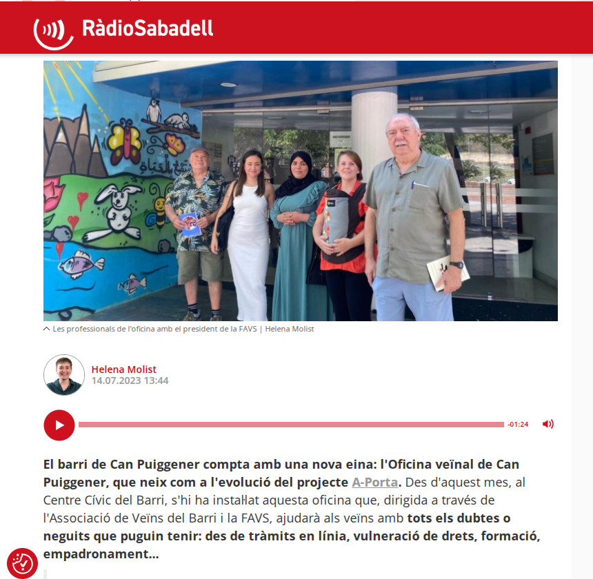 Oficina Veïnal Can Puiggener